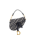 Saddle Handbag Oblique Canvas Mini