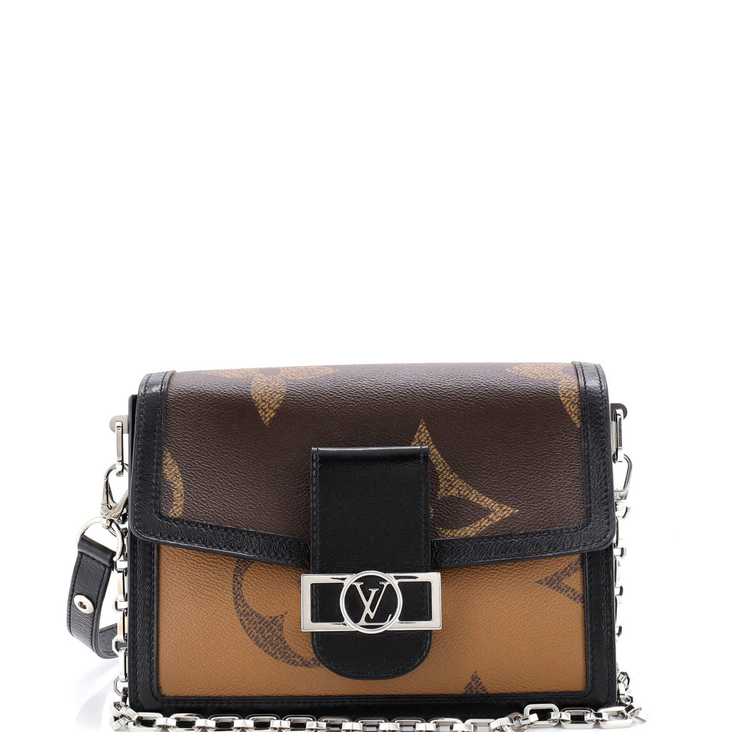 Dauphine Shoulder Bag Reverse Monogram Giant MM