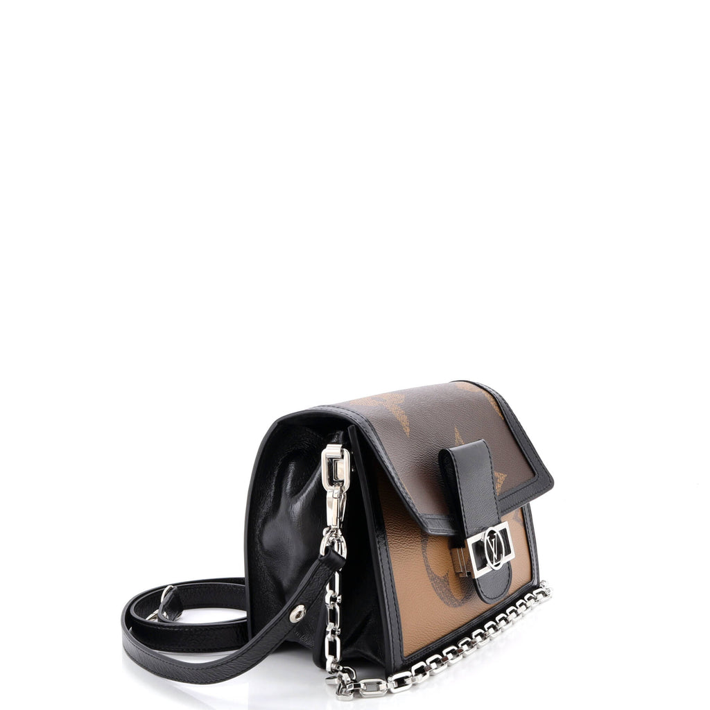 Dauphine Shoulder Bag Reverse Monogram Giant MM
