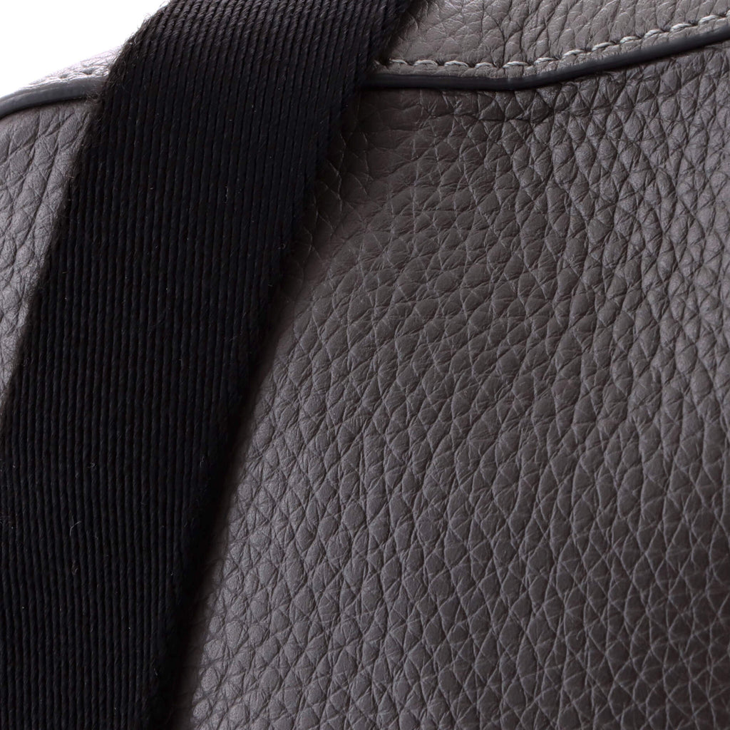 Thornton Crossbody Bag Logo Embossed Leather Small
