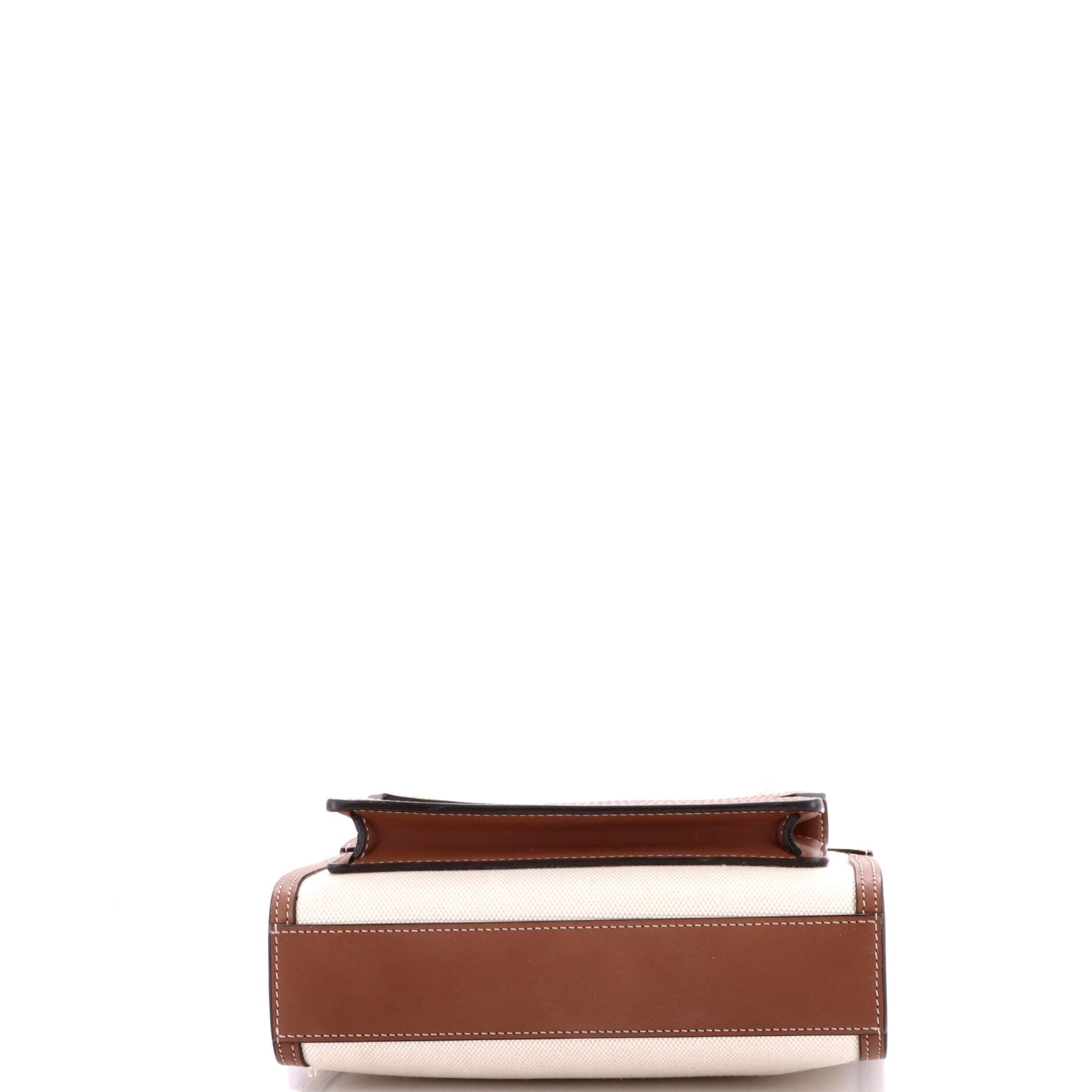 Logo Pocket Tote Canvas with Leather Mini