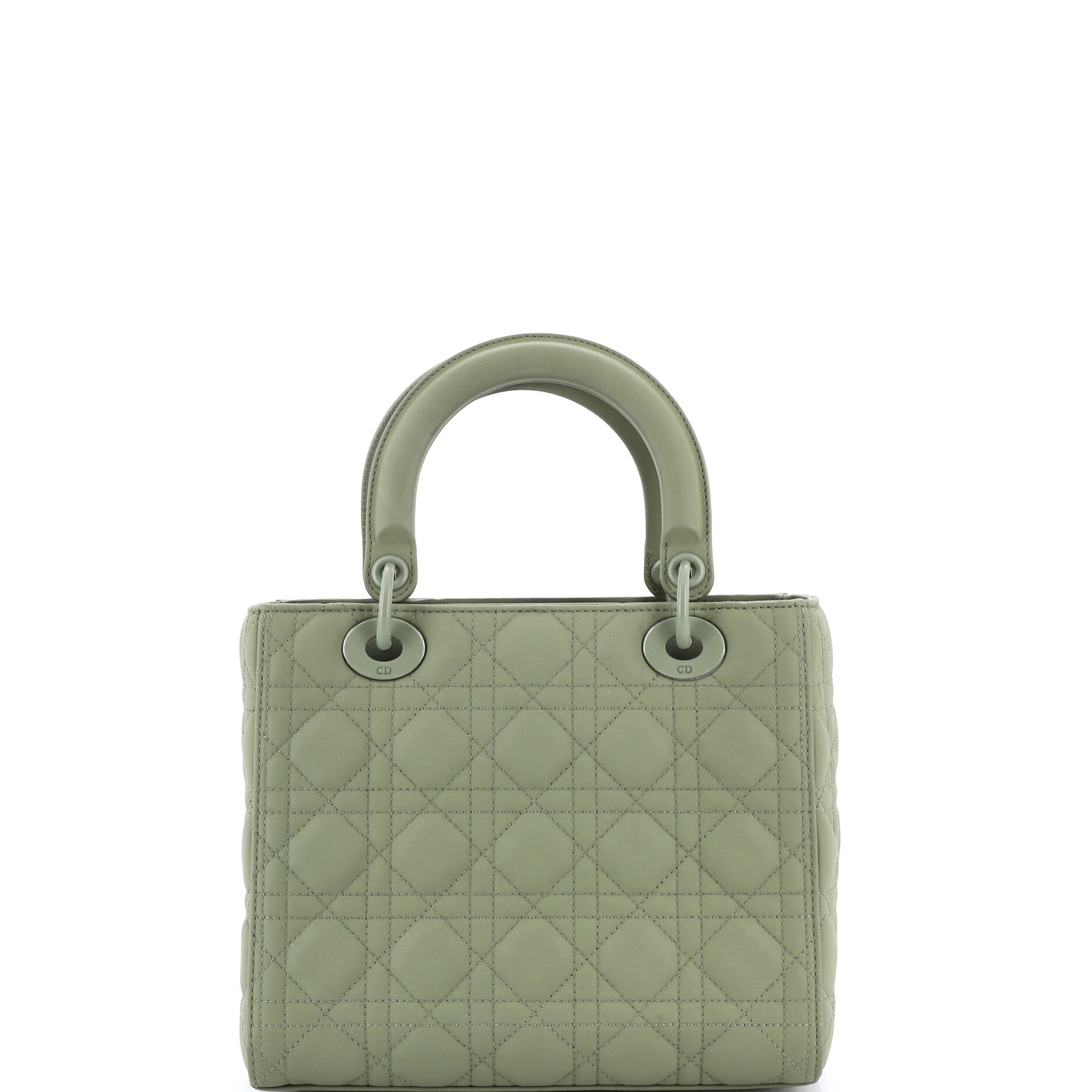 Ultra Matte Lady Dior Bag Cannage Quilt Calfskin Medium