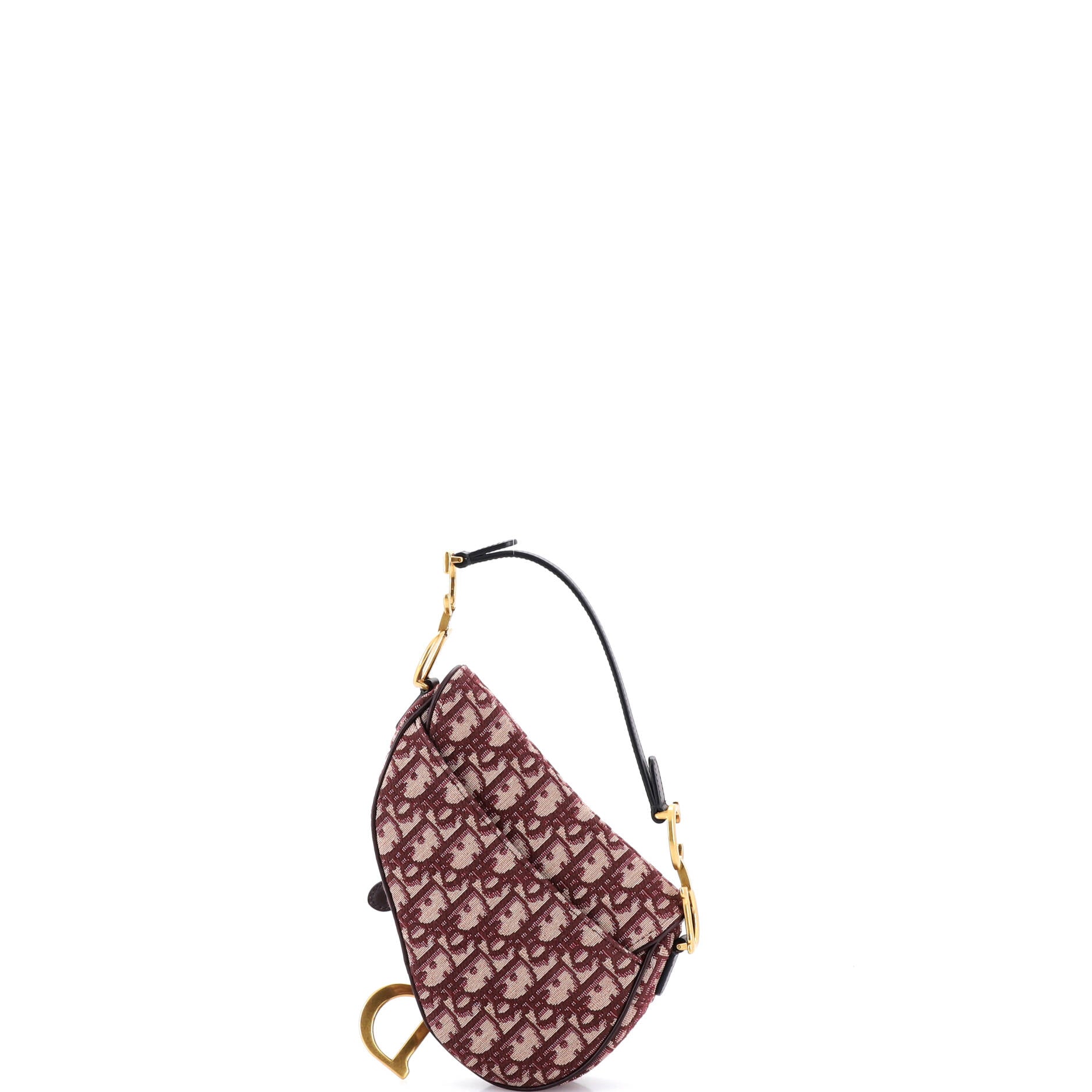 Saddle Handbag Oblique Canvas Mini