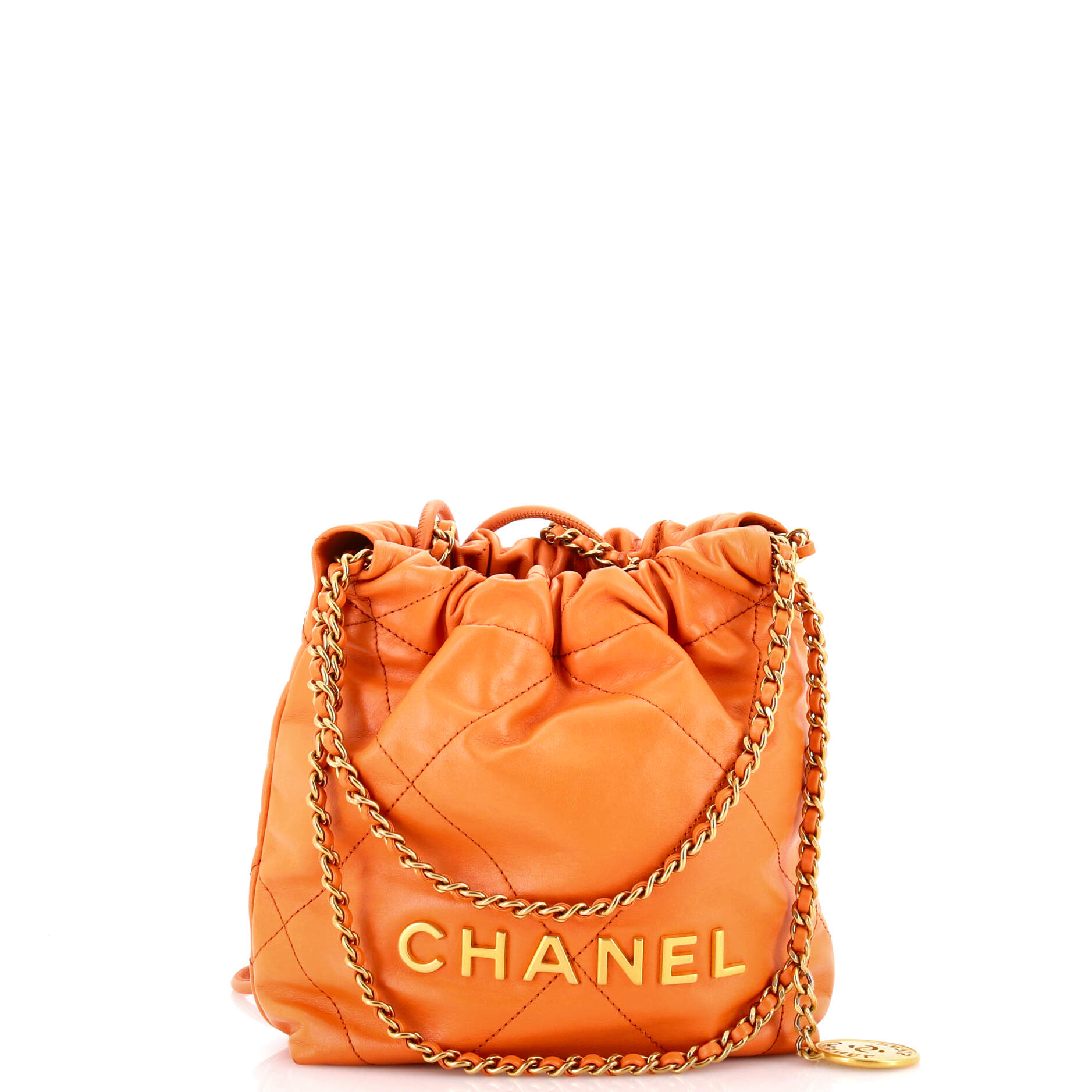 22 Chain Hobo Quilted Calfskin Mini