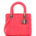 Lady Dior Bag Cannage Quilt Lambskin Medium