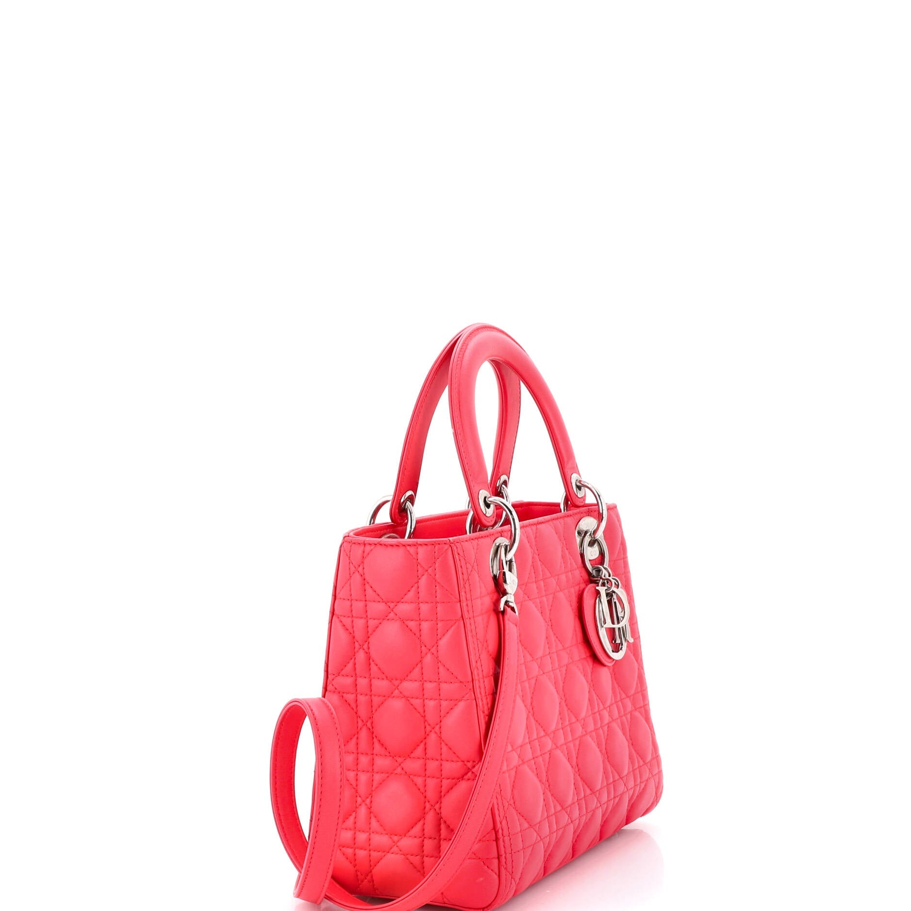 Lady Dior Bag Cannage Quilt Lambskin Medium