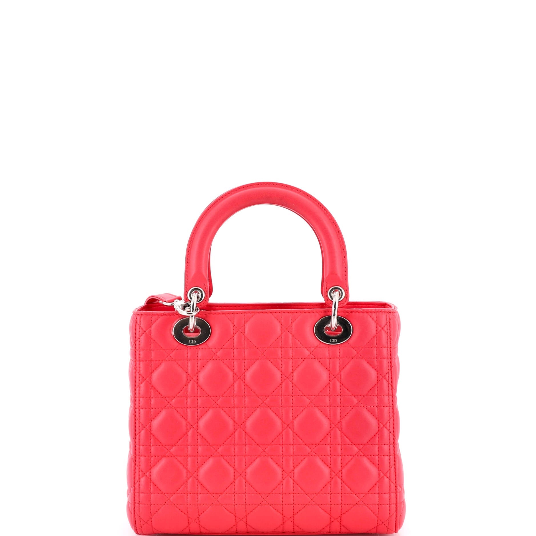Lady Dior Bag Cannage Quilt Lambskin Medium