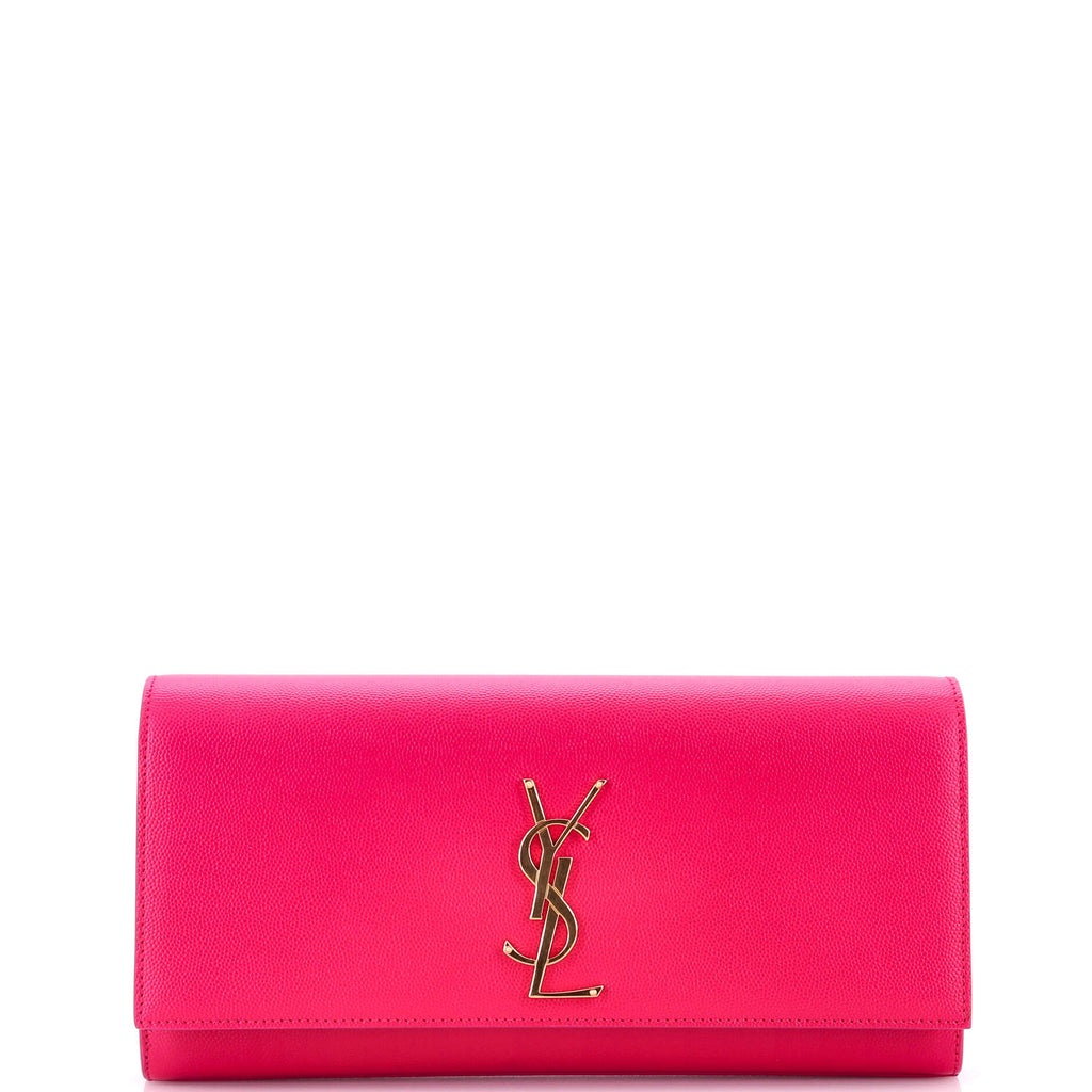 Classic Monogram Clutch Leather Long