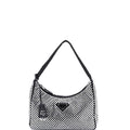 Re-Edition 2000 Hobo Crystal Embellished Satin Mini