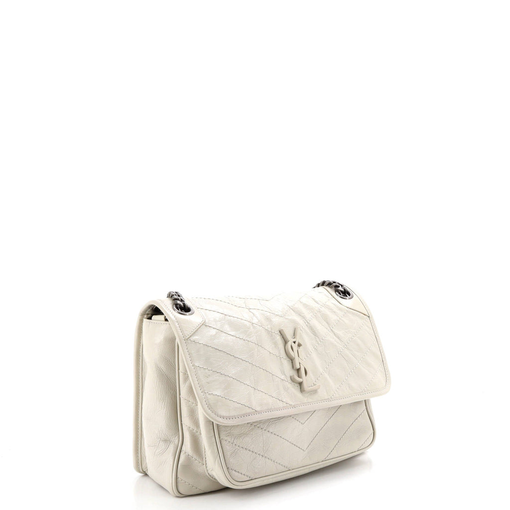 Niki Chain Flap Bag Matelasse Chevron Leather Medium