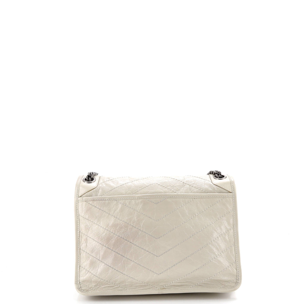 Niki Chain Flap Bag Matelasse Chevron Leather Medium
