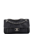 Up In The Air Flap Bag Perforated Leather Medium