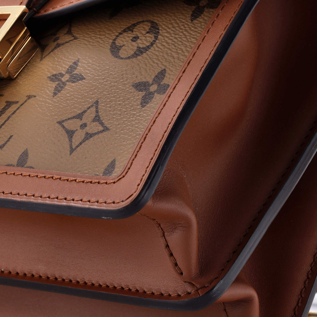 Dauphine Shoulder Bag Reverse Monogram Canvas MM