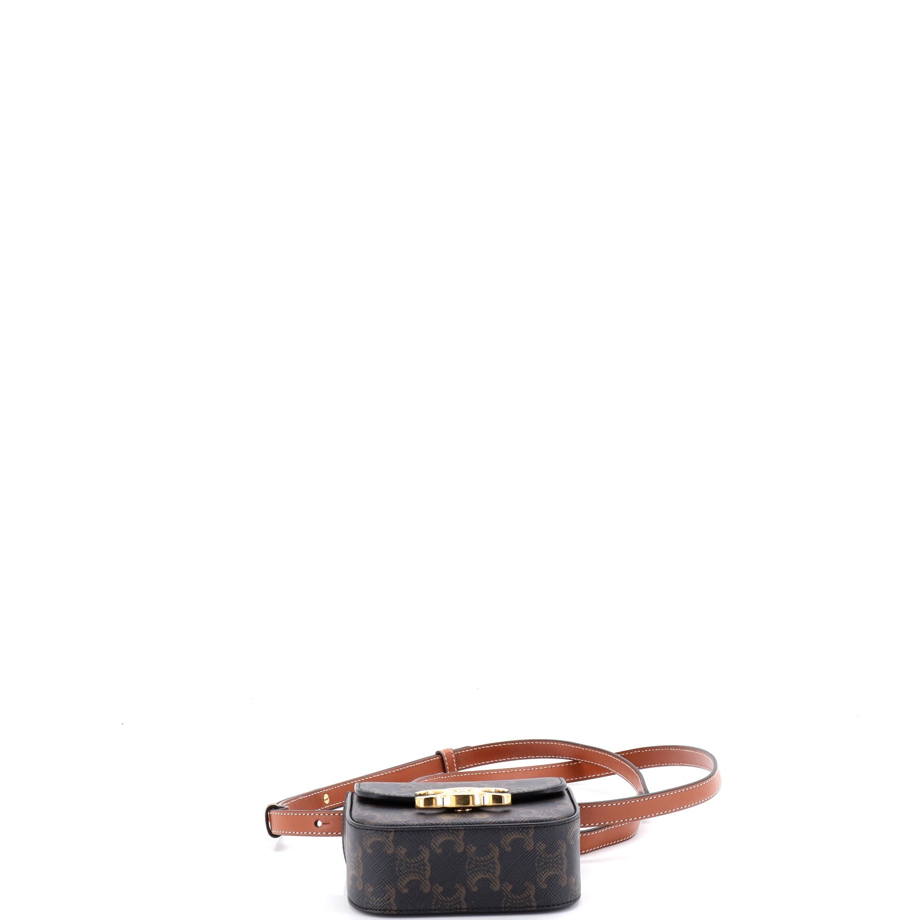 Triomphe Shoulder Bag Triomphe Coated Canvas Mini