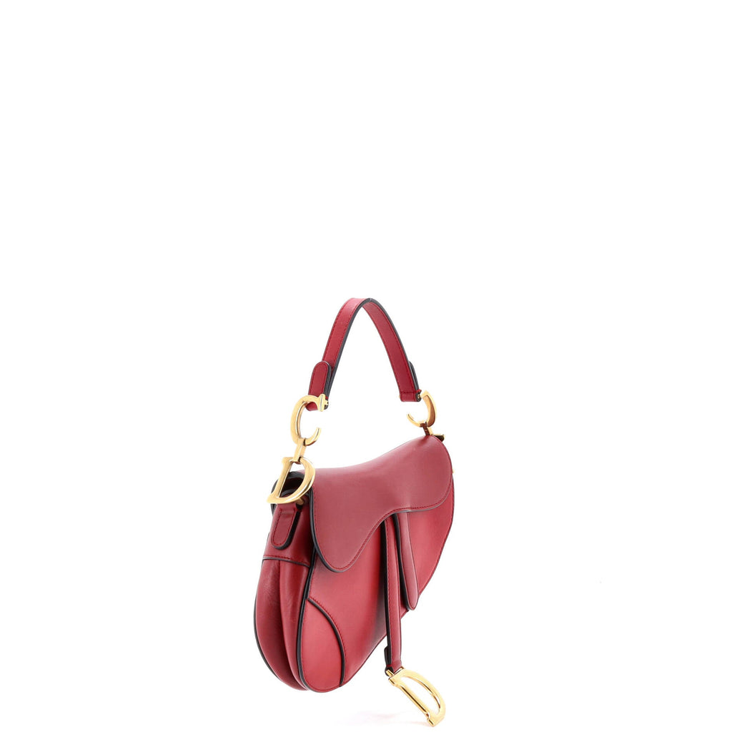 Saddle Handbag Leather Mini