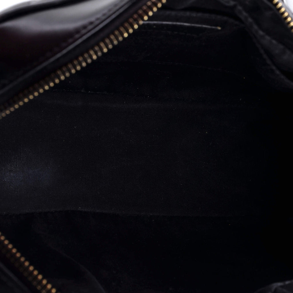 Lou Camera Bag Matelasse Chevron Leather Small
