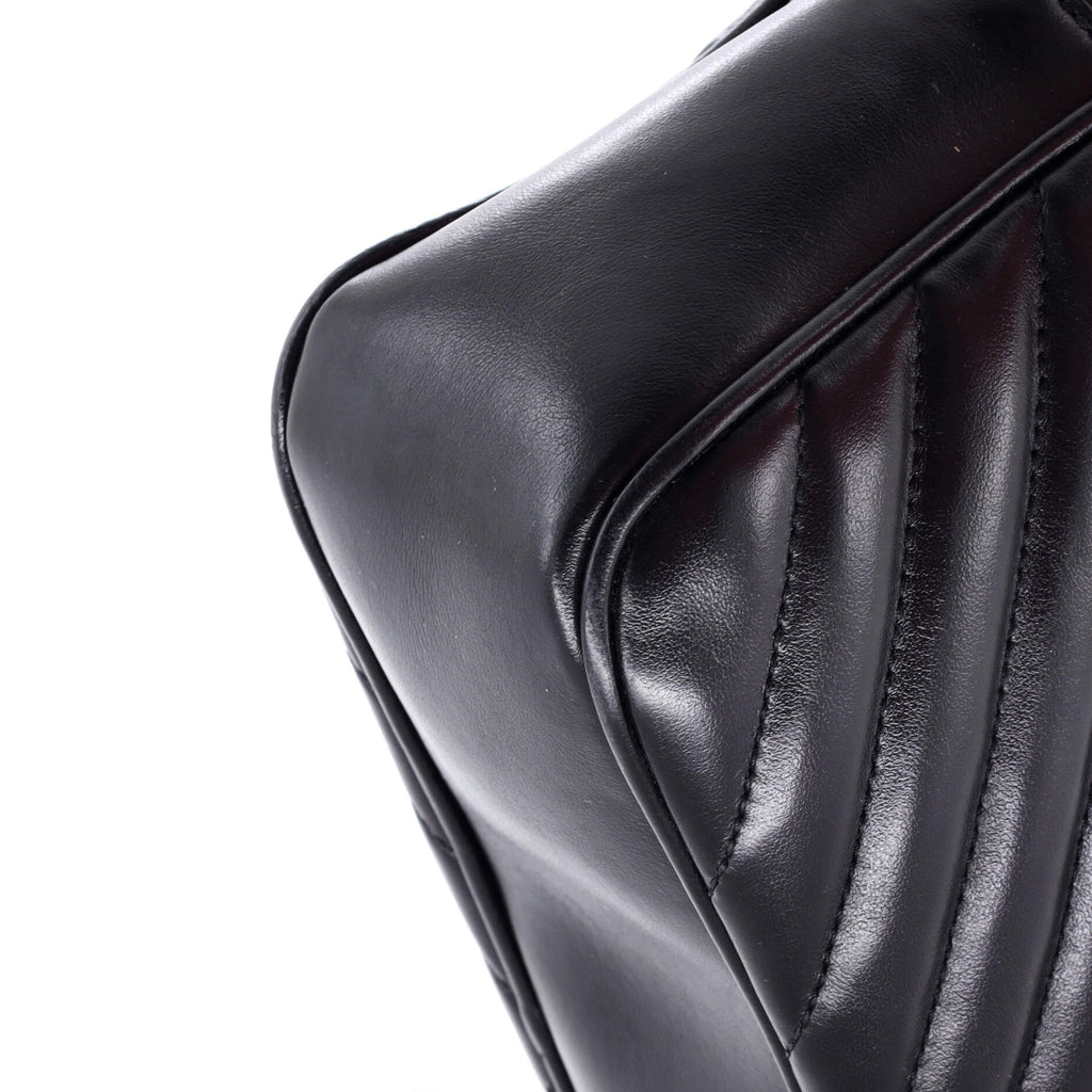 Lou Camera Bag Matelasse Chevron Leather Small