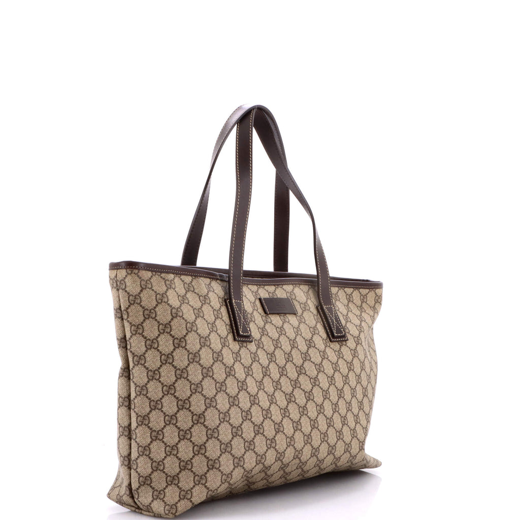Plus Tote GG Coated Canvas with Leather Medium
