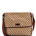 Web Strap Flap Messenger GG Canvas Medium