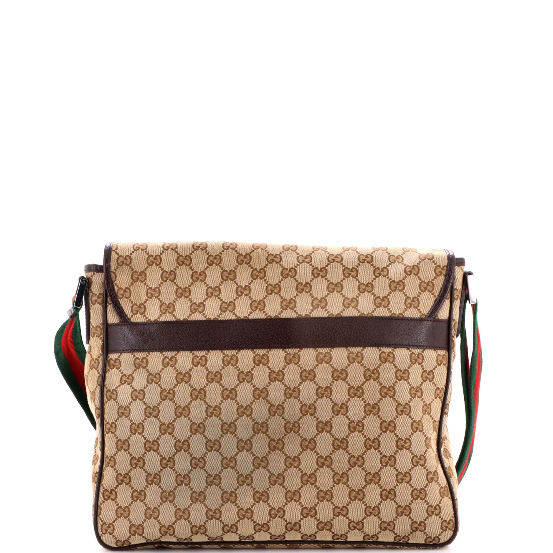 Web Strap Flap Messenger GG Canvas Medium
