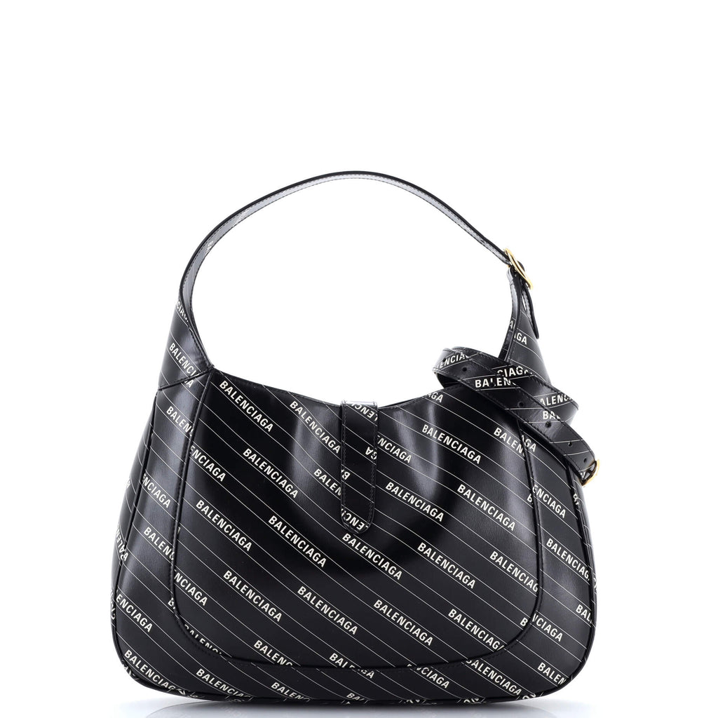 x Balenciaga The Hacker Project Jackie 1961 Hobo Printed Leather Medium