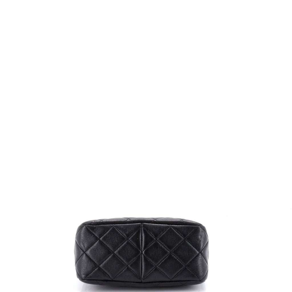 Mixed Chain Link CC Hobo Quilted Lambskin Small