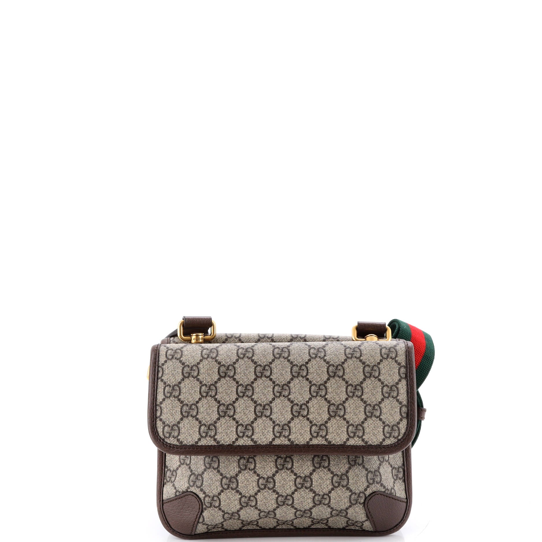 Neo Vintage Flap Messenger GG Coated Canvas Small