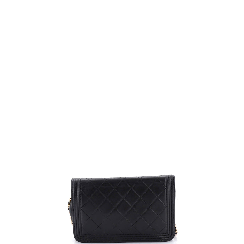 Boy Wallet on Chain Quilted Lambskin