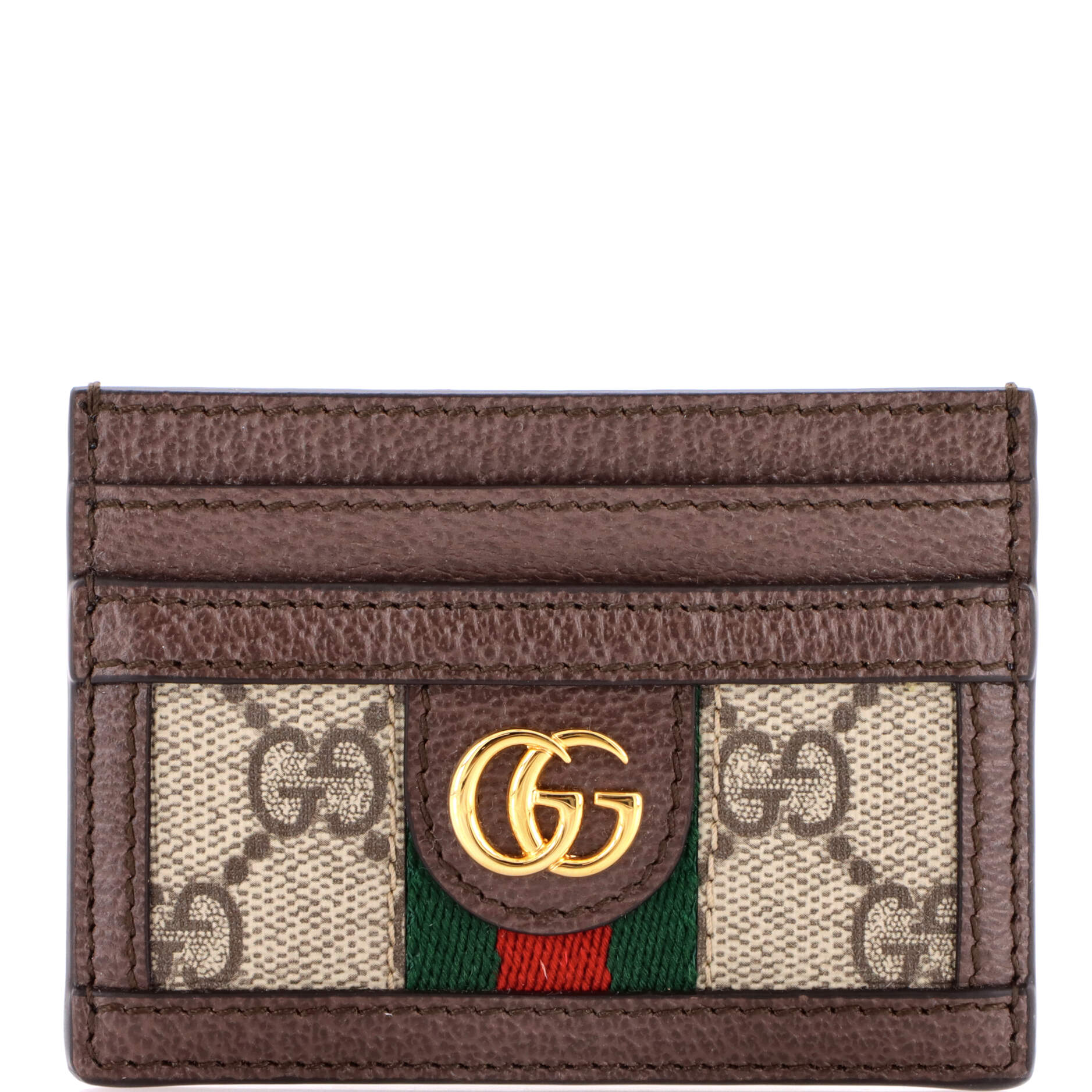 Ophidia Card Holder GG Coated Canvas
