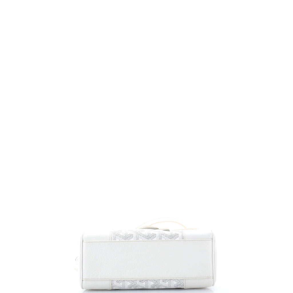 Saigon Top Handle Bag Coated Canvas with Leather Mini