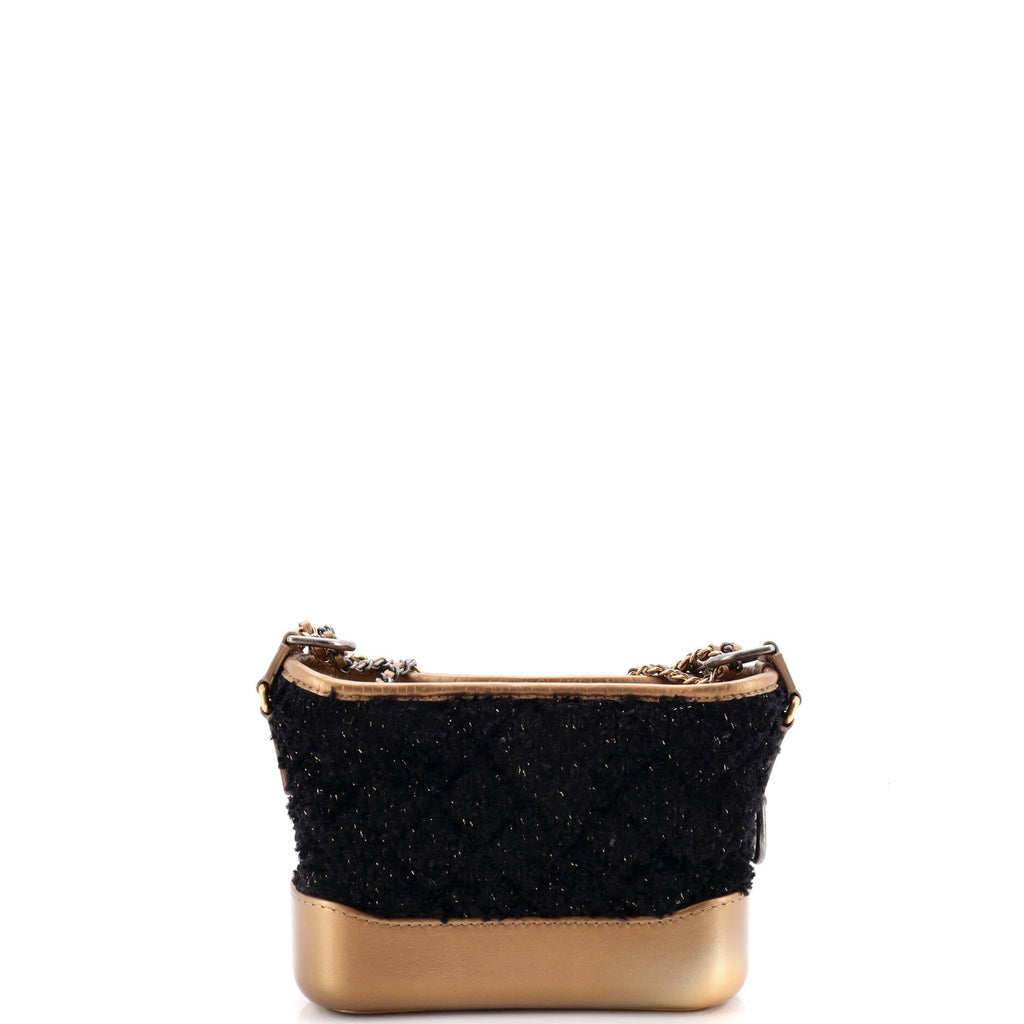 Gabrielle Hobo Quilted Tweed and Calfskin Small