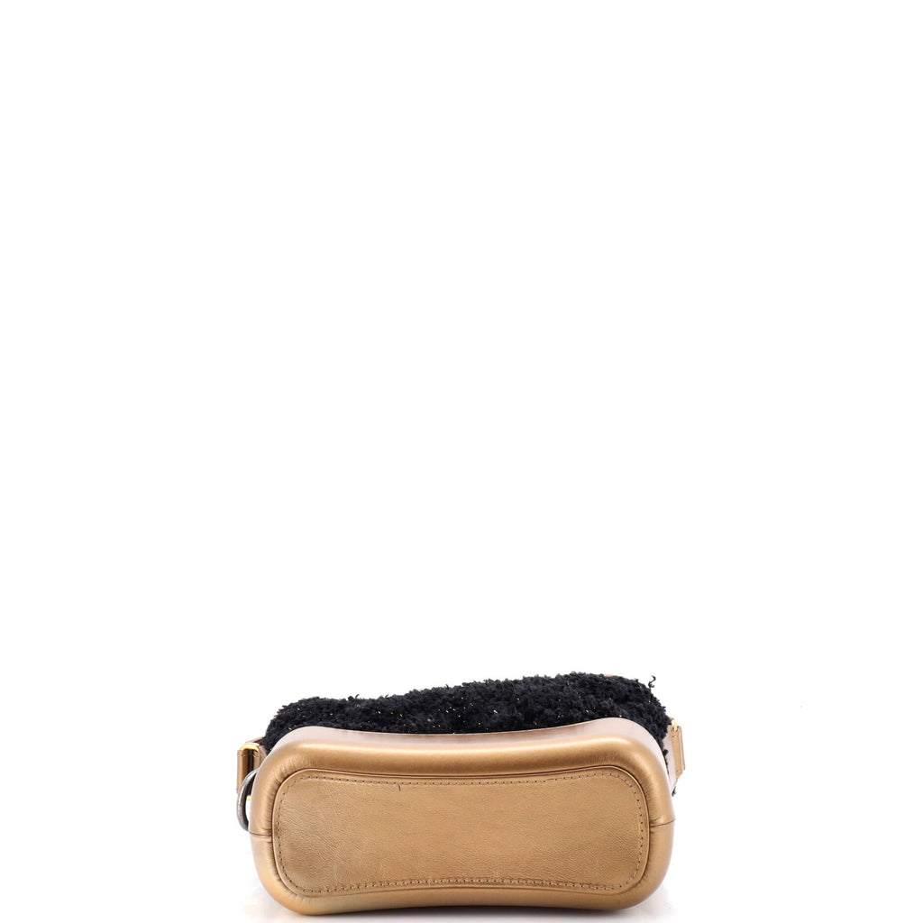 Gabrielle Hobo Quilted Tweed and Calfskin Small