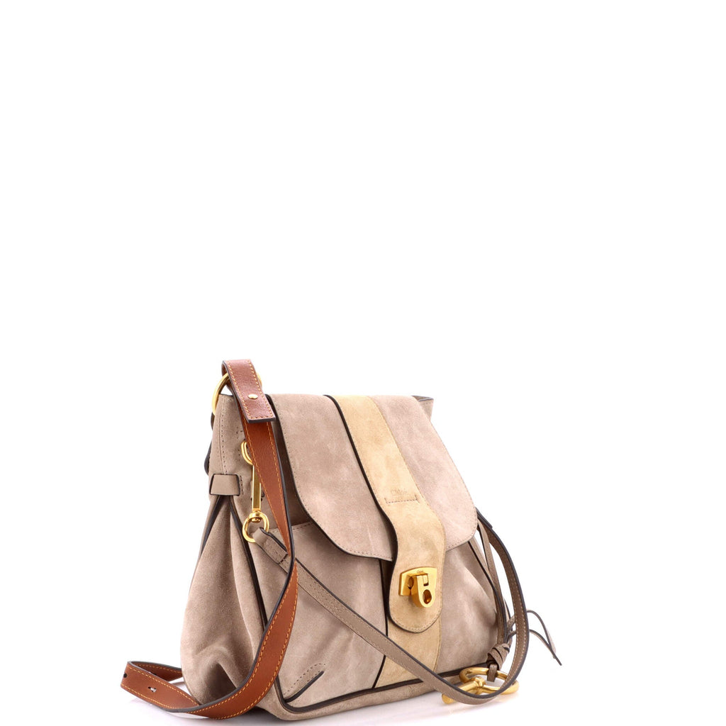 Lexa Crossbody Bag Suede Small