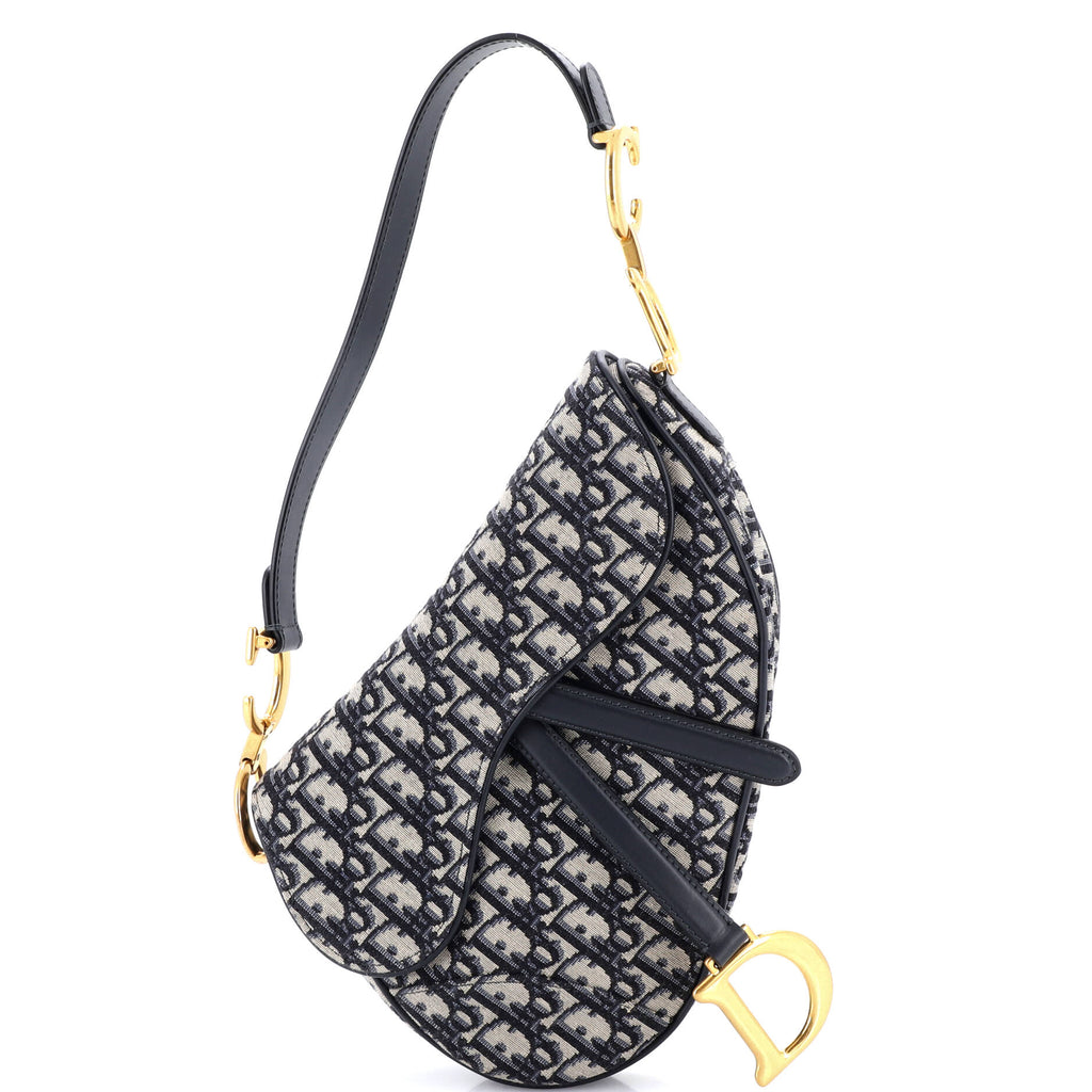 Saddle Handbag Oblique Canvas Medium