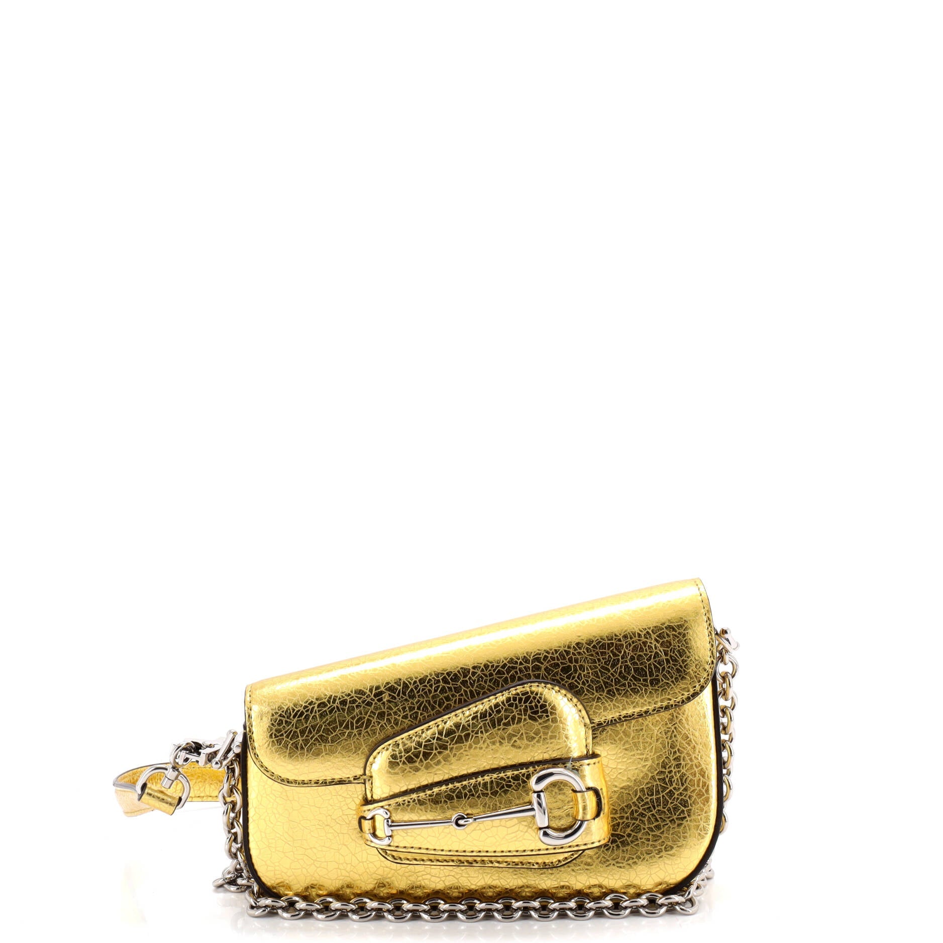 Horsebit 1955 Asymmetric Shoulder Bag Leather Mini