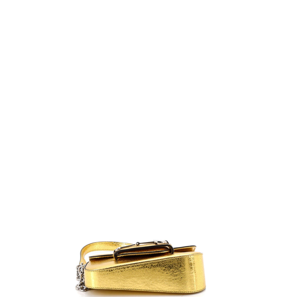 Horsebit 1955 Asymmetric Shoulder Bag Leather Mini