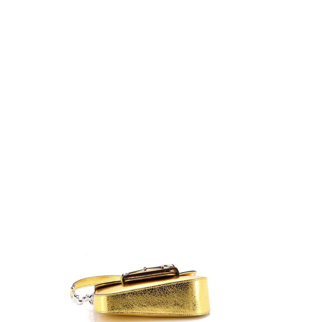 Horsebit 1955 Asymmetric Shoulder Bag Leather Mini