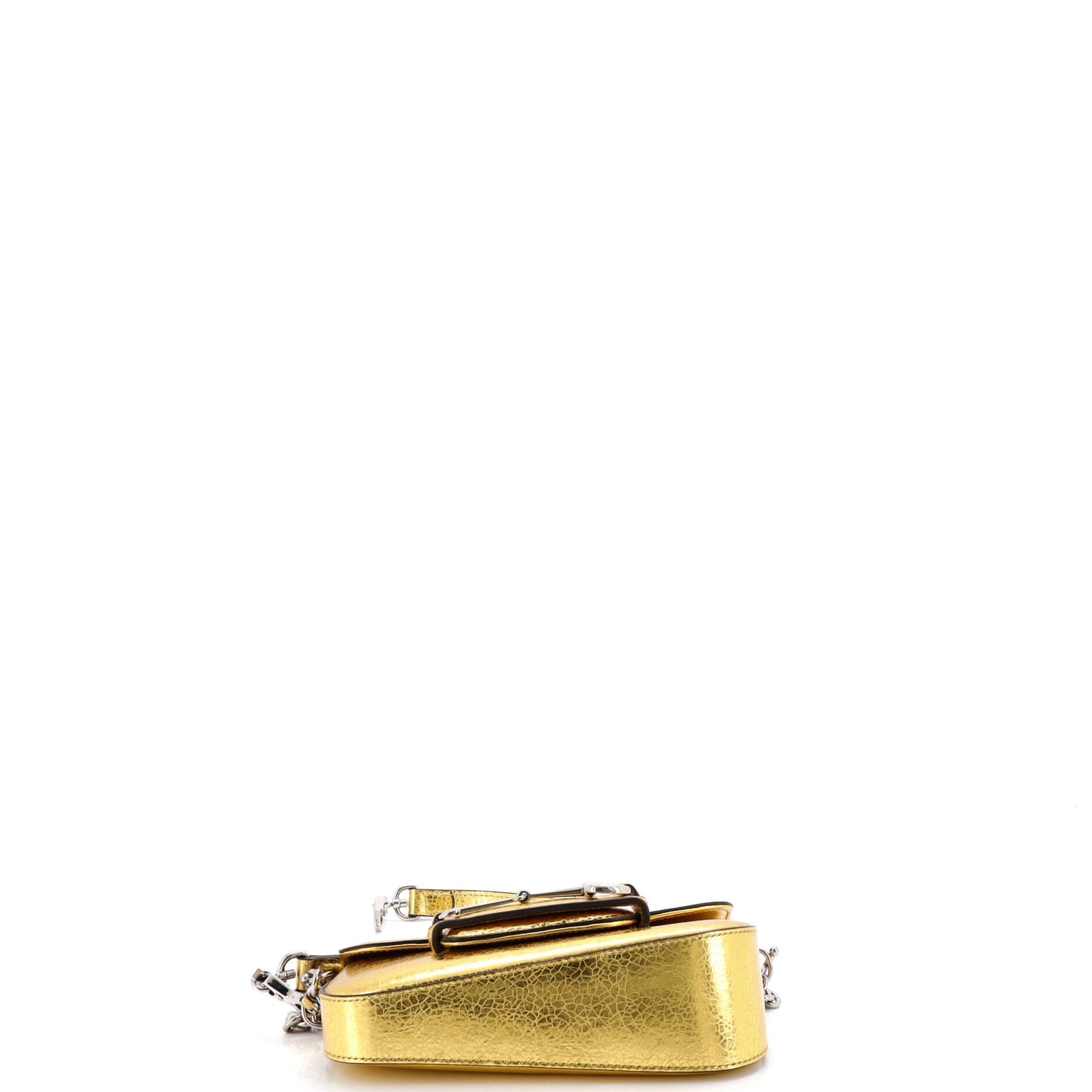 Horsebit 1955 Asymmetric Shoulder Bag Leather Mini
