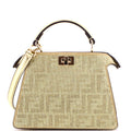 Peekaboo ISeeU Bag Zucca Crystal Embellished Suede Petite