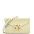 Margo Triomphe Wallet on Chain Leather