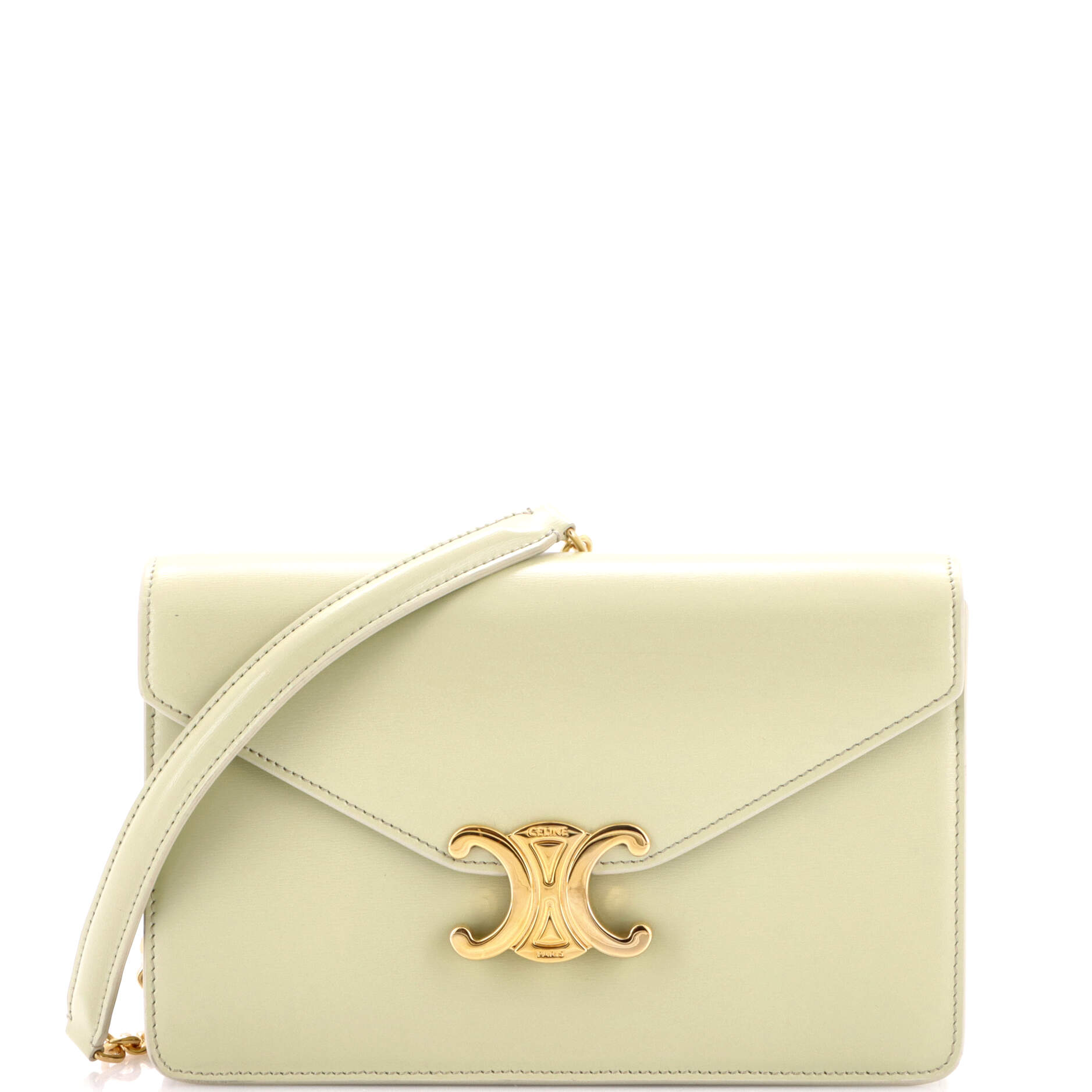 Margo Triomphe Wallet on Chain Leather