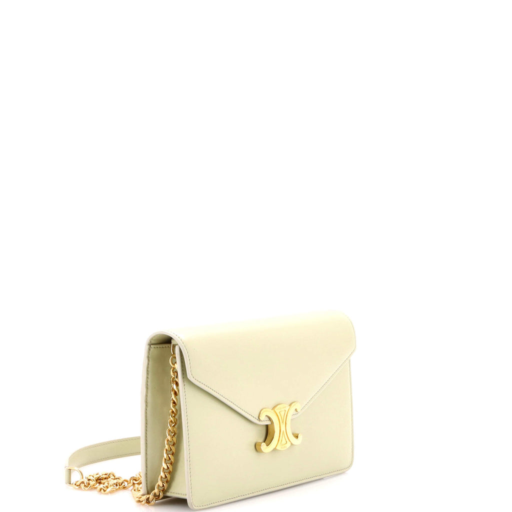 Margo Triomphe Wallet on Chain Leather