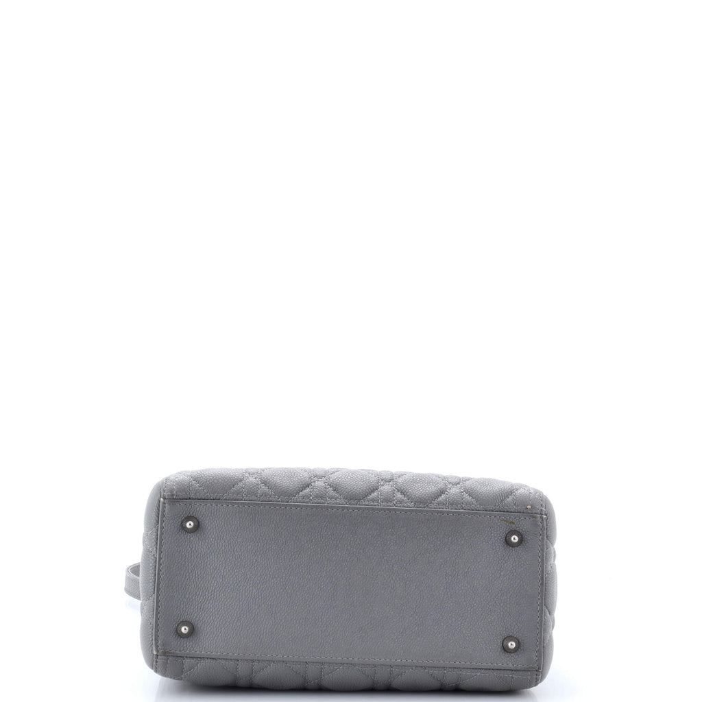 Lady Dior Bag Cannage Quilt Grained Calfskin Medium