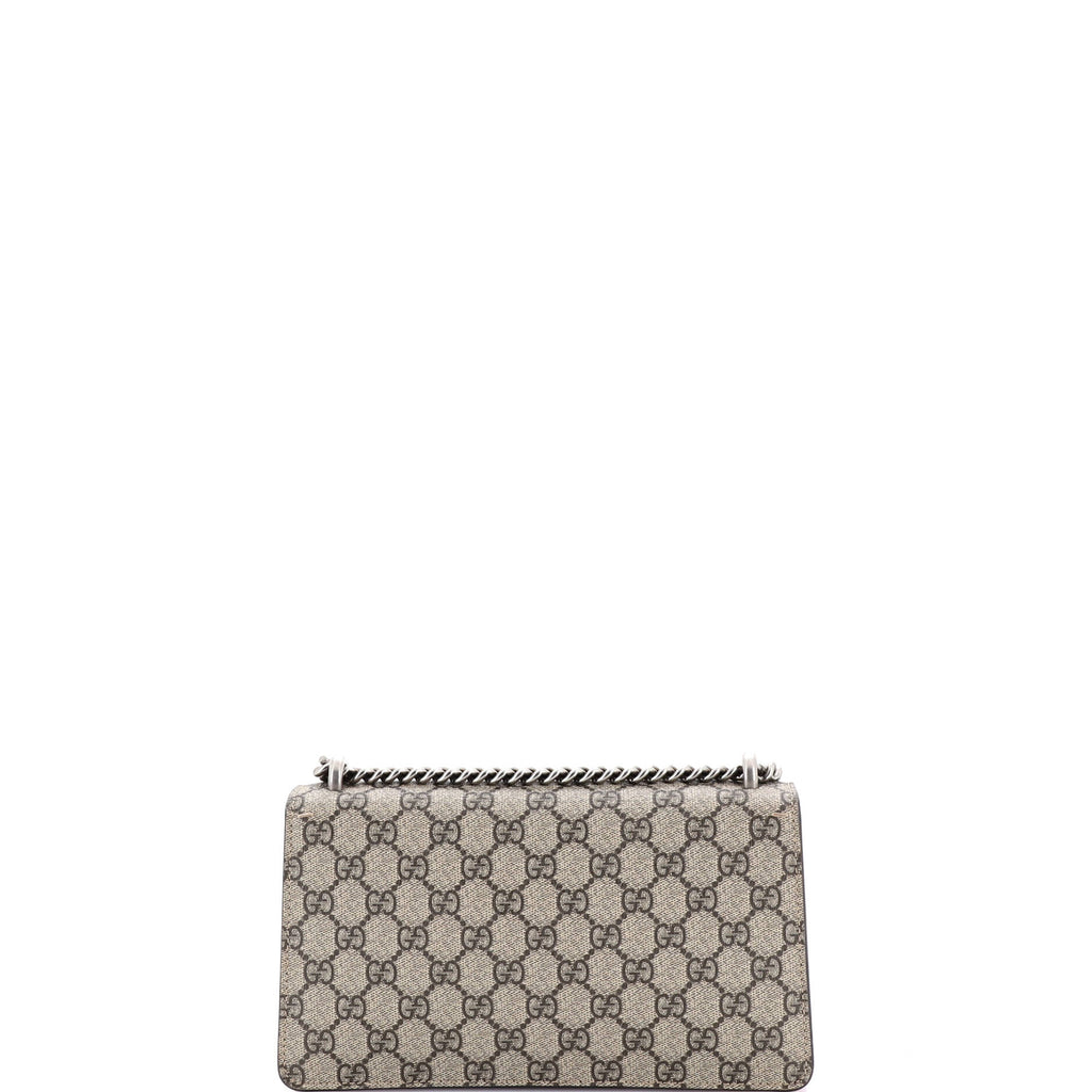 Dionysus Bag GG Coated Canvas with Crystal Embellished Metal Small