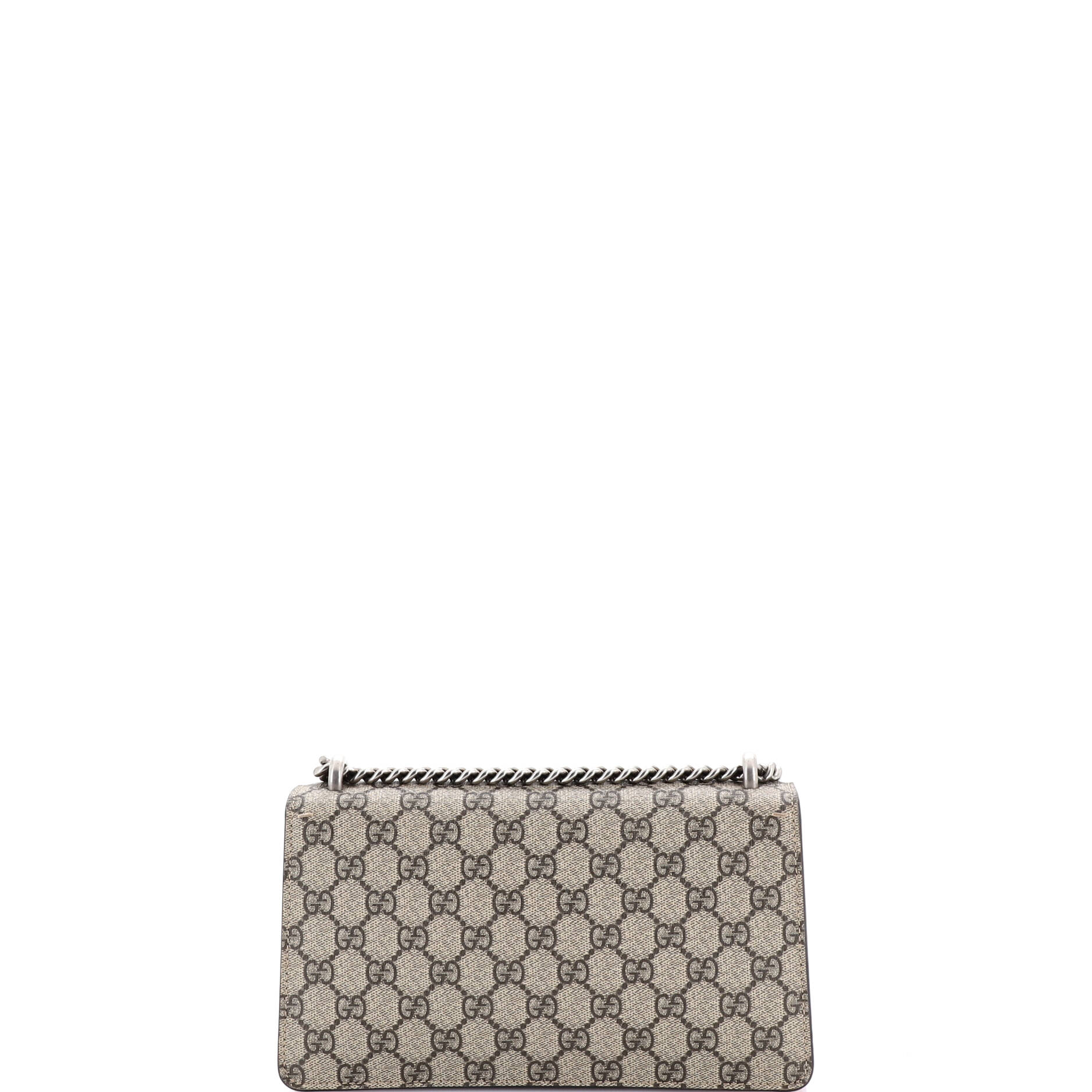 Dionysus Bag GG Coated Canvas with Crystal Embellished Metal Small