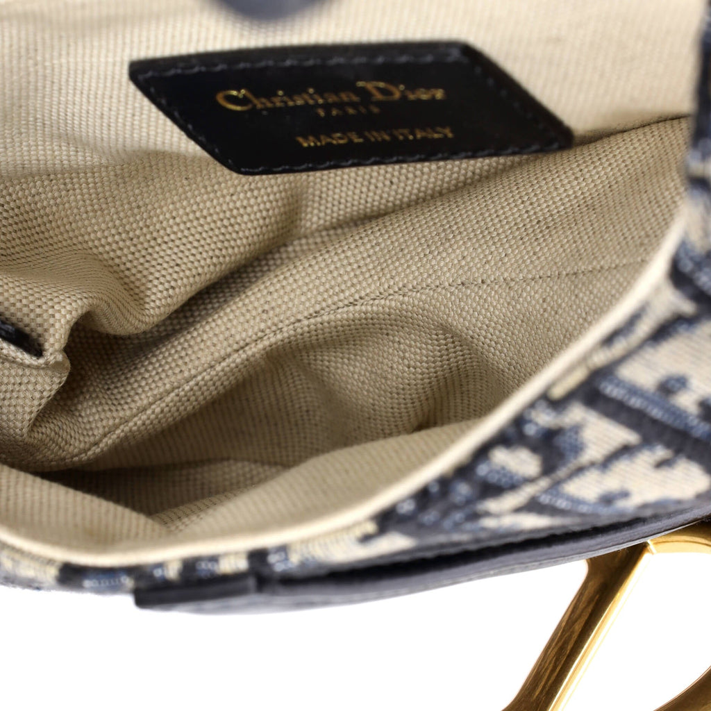 Saddle Handbag Oblique Canvas Mini