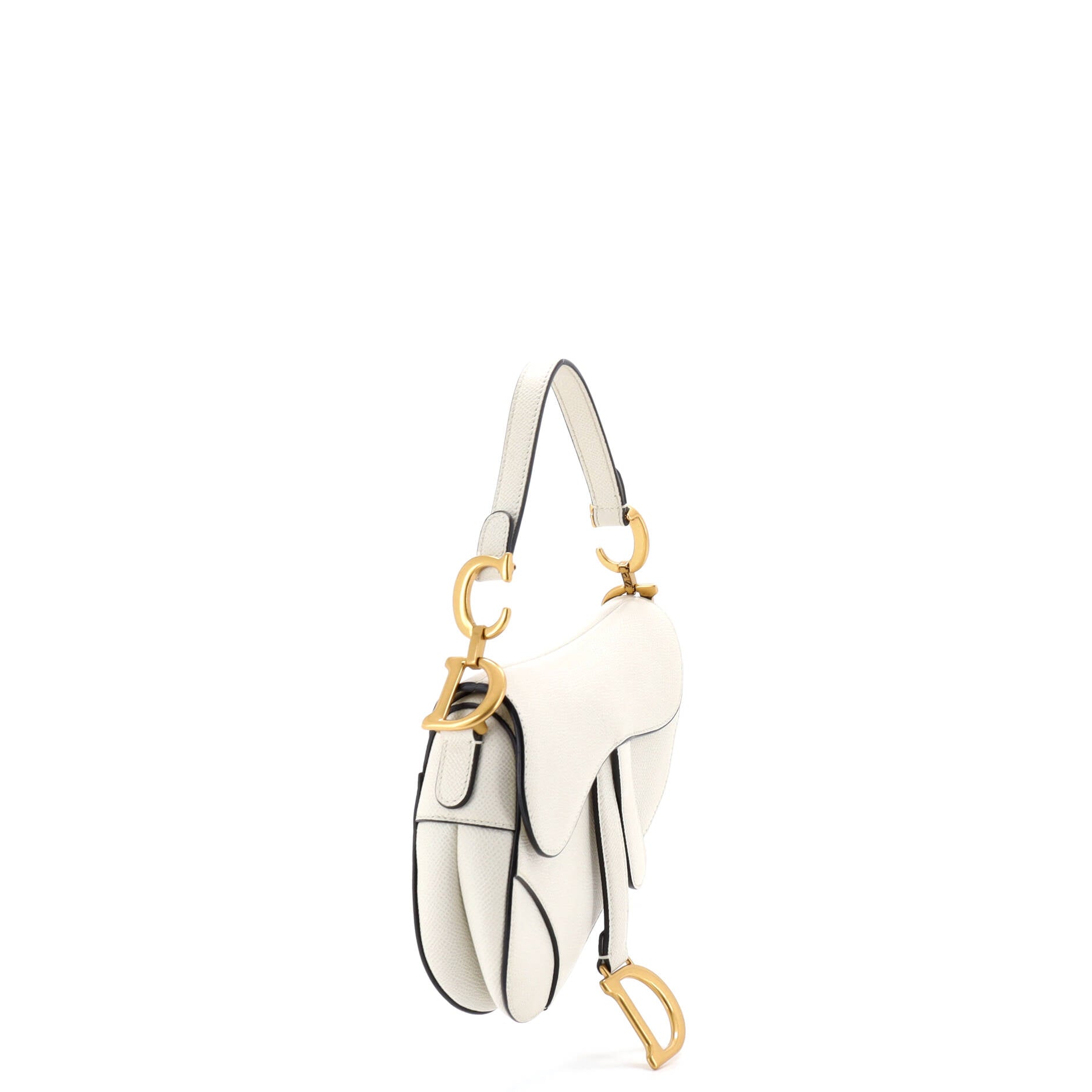 Saddle Handbag Leather Mini