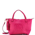 Soho Convertible Top Handle Bag Leather Small