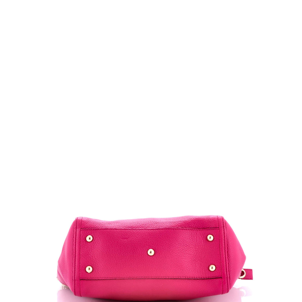Soho Convertible Top Handle Bag Leather Small