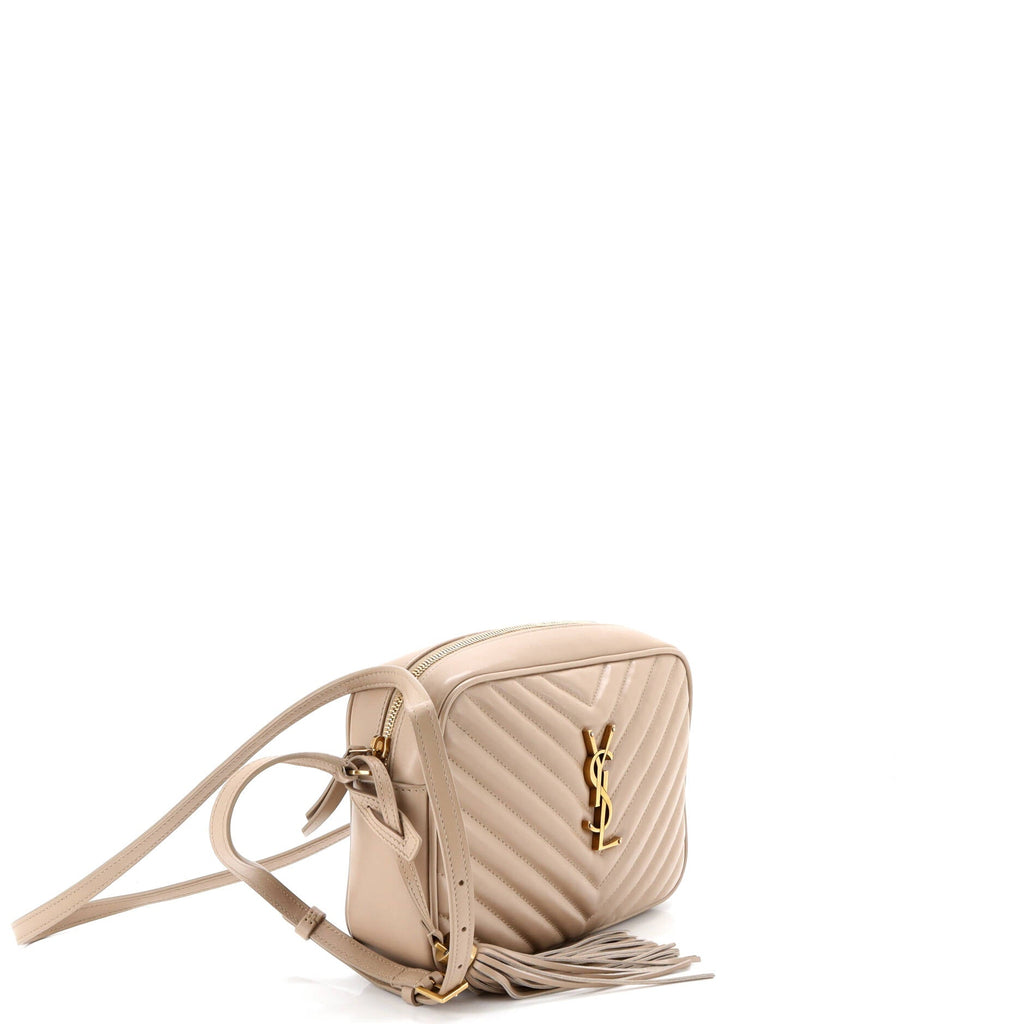 Lou Camera Bag Matelasse Chevron Leather Small